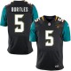 Men Nike Jacksonville Jaguars &5 Blake Bortles Elite Black Alternate NFL Jersey