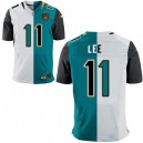 Men Nike Jacksonville Jaguars &11 Marqise Lee Elite Team/Road Two Tone NFL Jersey