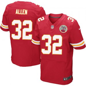 Hommes Nike Chiefs de Kansas City # 32 Marcus Allen Élite rouge couleur NFL maillot de Team