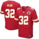 Men Nike Kansas City Chiefs &32 Marcus Allen Elite Red Team Color NFL Jersey
