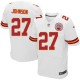 Men Nike Kansas City Chiefs &27 Larry Johnson Elite White NFL Jersey