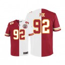 Men Nike Kansas City Chiefs &92 Dontari Poe Elite Team/Road Two Tone NFL Jersey
