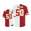 Men Nike Kansas City Chiefs &50 Justin Houston Elite Team/Road Two Tone NFL Jersey
