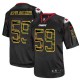 Men Nike Kansas City Chiefs &59 Jovan Belcher Elite Black Camo Fashion NFL Jersey