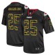 Men Nike Kansas City Chiefs &25 Jamaal Charles Elite Black Camo Fashion NFL Jersey