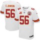 Men Nike Kansas City Chiefs &56 Derrick Johnson Elite White C Patch NFL Jersey
