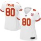 Women Nike Kansas City Chiefs &80 Anthony Fasano Elite White NFL Jersey