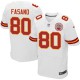 Men Nike Kansas City Chiefs &80 Anthony Fasano Elite White NFL Jersey