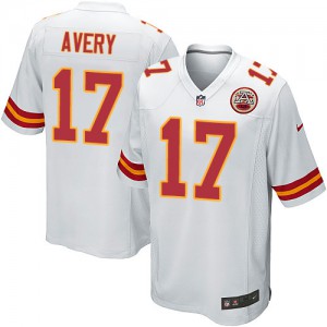 Jeunesse Nike Chiefs de Kansas City # 17 Donnie Avery Élite blanc NFL Maillot Magasin