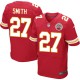 Men Nike Kansas City Chiefs &27 Sean Smith Elite Red Team Color NFL Jersey