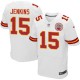 Men Nike Kansas City Chiefs &15 A.J. Jenkins Elite White NFL Jersey