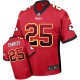 Youth Nike Kansas City Chiefs &25 Jamaal Charles Elite Red Drift Fashion NFL Jersey