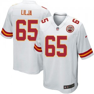 Jeunesse Nike Chiefs de Kansas City # 65 Ryan Lilja Élite blanc NFL Maillot Magasin