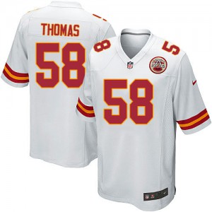 Jeunesse Nike Chiefs de Kansas City # 58 Derrick Thomas Élite blanc NFL Maillot Magasin