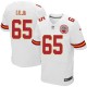 Men Nike Kansas City Chiefs &65 Ryan Lilja Elite White NFL Jersey