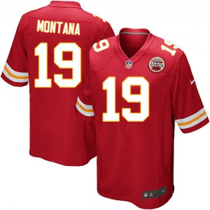 Jeunesse Nike Chiefs de Kansas City # 19 Joe Montana élite rouge équipe NFL Maillot Magasin de couleur Jeunesse Nike Chiefs de Kansas City # 19 Joe Montana élite rouge équipe NFL Maillot Magasin de couleur