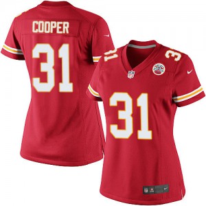 Femmes Nike Chiefs de Kansas City # 31 Marcus Cooper élite rouge équipe NFL Maillot Magasin de couleur