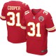 Men Nike Kansas City Chiefs &31 Marcus Cooper Elite Red Team Color NFL Jersey