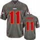 Men Nike Kansas City Chiefs &11 Alex Smith Elite Grey Vapor NFL Jersey