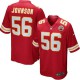 Youth Nike Kansas City Chiefs &56 Derrick Johnson Elite Red Team Color NFL Jersey
