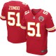 Men Nike Kansas City Chiefs &51 Frank Zombo Elite Red Team Color NFL Jersey