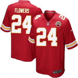 Jeunesse Nike Chiefs de Kansas City # 24 Brandon Flowers élite équipe rouge couleur NFL Maillot Magasin Jeunesse Nike Chiefs de Kansas City # 24 Brandon Flowers élite équipe rouge couleur NFL Maillot Magasin
