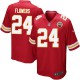 Youth Nike Kansas City Chiefs &24 Brandon Flowers Elite Red Team Color NFL Jersey