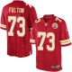 Youth Nike Kansas City Chiefs &73 Zach Fulton Elite Red Team Color NFL Jersey