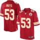 Youth Nike Kansas City Chiefs &53 Joe Mays Elite Red Team Color NFL Jersey