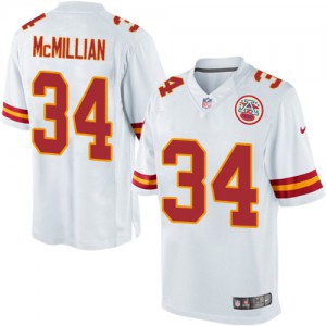 Jeunesse Nike Chiefs de Kansas City # 34 Florian McMillian Élite blanc NFL Maillot Magasin