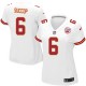 Women Nike Kansas City Chiefs &6 Ryan Succop Elite White NFL Jersey
