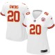 Women Nike Kansas City Chiefs &20 Chris Owens Elite White NFL Jersey