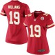 Women Nike Kansas City Chiefs &19 Kyle Williams Elite Red Team Color NFL Jersey