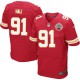 Men Nike Kansas City Chiefs &91 Tamba Hali Elite Red Team Color NFL Jersey