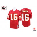 Mitchell and Ness Kansas City Chiefs &16 Len Dawson Red Team Color Authentic Throwback NFL Jersey