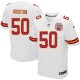 Men Nike Kansas City Chiefs &50 Justin Houston Elite White NFL Jersey