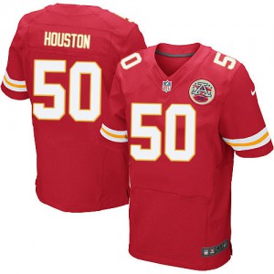 Hommes Nike Chiefs de Kansas City # 50 Justin Houston élite rouge équipe NFL Maillot Magasin de couleur Hommes Nike Chiefs de Kansas City # 50 Justin Houston élite rouge équipe NFL Maillot Magasin de couleur