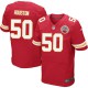 Men Nike Kansas City Chiefs &50 Justin Houston Elite Red Team Color NFL Jersey