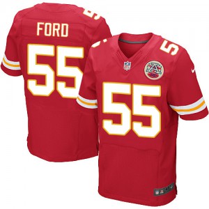 Hommes Nike Chiefs de Kansas City # 55 Dee Ford élite rouge équipe NFL Maillot Magasin de couleur Hommes Nike Chiefs de Kansas City # 55 Dee Ford élite rouge équipe NFL Maillot Magasin de couleur