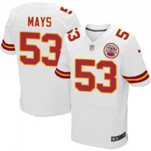 Hommes Nike Chiefs de Kansas City # 53 Joe Mays Élite blanc NFL Maillot Magasin