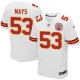 Men Nike Kansas City Chiefs &53 Joe Mays Elite White NFL Jersey