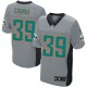Men Nike Miami Dolphins &39 Larry Csonka Elite Grey Shadow NFL Jersey
