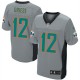 Hommes Nike Dolphins de Miami # 12 Bob Griese Élite gris ombre NFL Maillot Magasin