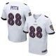 Men Nike Baltimore Ravens &88 Dennis Pitta Elite White NFL Jersey
