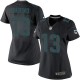 Women Nike Miami Dolphins &13 Dan Marino Elite Black Impact NFL Jersey