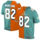 Men Nike Miami Dolphins &82 Brian Hartline Elite Team/Alternate Two Tone NFL Jersey