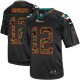 Men Nike Miami Dolphins &12 Bob Griese Elite Black Camo Fashion NFL Jersey