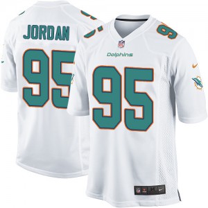 Dolphins de Miami de Nike jeunesse # Dion 95 Jordan Élite blanc NFL Maillot Magasin