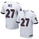 Men Nike Baltimore Ravens &27 Ray Rice Elite White NFL Jersey