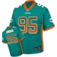 Men Nike Miami Dolphins &95 Dion Jordan Elite Aqua Green Drift Fashion NFL Jersey
